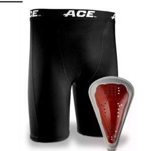 NWT ACE High Performance Shorts & Cup